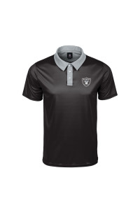 Foco Mens Nfl Team Logo Polo Short Sleeve Polyester Shirt, Workday Warrior, Small