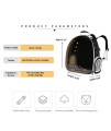 AIFYIRA Cat Backpack (Cat Carrier,Cat Backpack Carrier ), The Thickened Wear Resistant. Satisfy Pet Curiosity and Bring a Sense of Security to Pets.(Black) (2025)