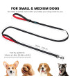 PuppyDoggy 2 Pack Dog Leash for Small to Medium Dogs 6 ft with 3 Reflective Stitching and 2 Traffic Padded Handles Dog Lead Rope Pet Leash for Running Walking Training (Orange 2 Pack - 6 ft x 0.6 in)