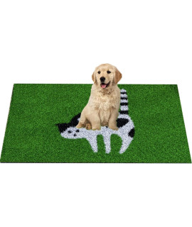 WTZ Artificial Pet Pee Grass Mat for Puppy, Pet Turf Fake Grass Replacement Pad for Dog Potty Training, Indoor and Outdoor (32" x 20")