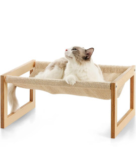 Fukumaru Cat Hammock - New Moon Cat Swing Chair Kitty Hammock Bed Cat Furniture Gift For Your Small To Medium Size Cat Or Toy Dog (Rectangle-Twill)
