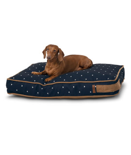 Bark And Slumber Toby Triangles Black Small Plush Lounger Dog Bed