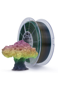 Ziro 3D Printer Filament,Translucent Pla Filament 175Mm,Multicolor Rainbow Pla Filament,1Kg22Lb,Season Series - Spring