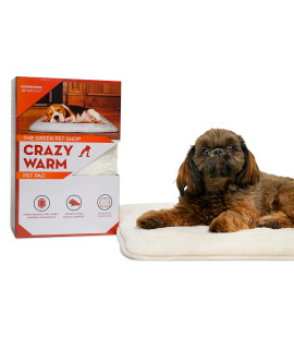 The Green Pet Shop Crazy Warm Pad - A Pet Warming Pad for Cats and Dogs, Keep Them Warm This Winter - Self Warming Cat Pad, Provides Immediate Warmth Without Electricity - 30 x 20 Inches