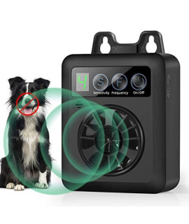 Anti Barking Device, Upgraded Mini Bark Control Device with Effective 4 Adjustable Sensitivity and Frequency Levels, Easy to Use Automatic Ultrasonic Dog Barking Control Devices for almost Dogs