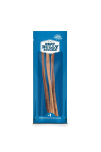 Best Bully Sticks 12 Inch All-Natural Bully Sticks For Dogs - 12A Fully Digestible, 100 Grass-Fed Beef, Grain And Rawhide Free 3 Pack Trial Size