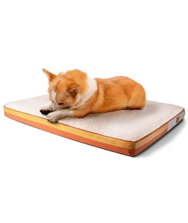 Orthopedic Dog Bed for Extra Large Dog - Memory Egg-Crate Foam with Removable Washable Cover - Waterproof Mattress for Pet