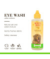 Burt's Bees for Dogs Natural Eye Wash with Saline Solution | Eye Wash Drops for All Dogs and Puppies | Dog Eye Cleaner Eye Wash | Cruelty Free, Made in USA, 4 Oz -24 Pack