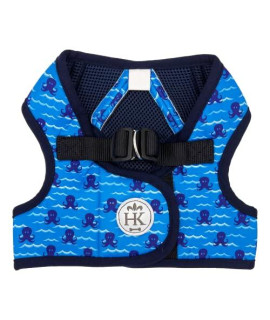 H&K Hudson Harness | Octopus Garden | Easy Control Step-in Mesh Vest Harness with Reflective Strips for Safety (Extra-Large)