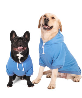 Furryilla Pet Clothes For Dog, Dog Hoodies Sweatshirt With Leash Hole For Medium Large Dogs (Blue Dog Hoodie, Xx-Large)