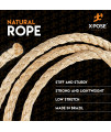 Sisal Rope - 1/2 Inch Thick Rope - Heavy Duty Durable Natural Fiber Rope - Crafts, Cat Scratching Post, Cat Tree Rope Replacement, Scratch Tower for Cats - Indoor/Outdoor Carpet (1/2" x 100Ft, 1)