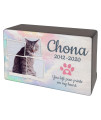 Royal Matter Custom Pet Keepsake Urns For Cats, Wooden Box For Pet Ashes With Photo For Your Beloved Pets, Pet Cremation Urns As Sympathy Gifts For Pet Lovers - Extra Small, 5 X 3 X 2 - (Chona)