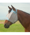 Cashel Crusader Designer Horse Fly Mask, Azure, Warmblood