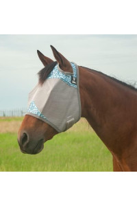 Cashel Crusader Designer Horse Fly Mask, Azure, Foal