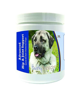 Healthy Breeds Anatolian Shepherd Dog Advanced Hip & Joint Support Level III Soft Chews for Dogs 120 Count