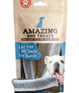 Amazing Dog Treats Medium Sized Split Premium Antlers for Dogs | Longer Lasting Chew Natural Shed Antler (3 CT)