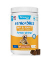 Vetnique Labs Seniorbliss Aging Dog (7+) Senior Dog Vitamins and Supplements, Supports Heart, Allergy, Arthritis, Skin and Coat - furever Young (Hip & Joint Chew, 120ct)