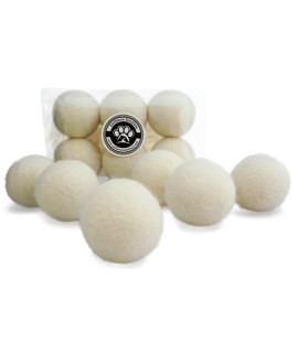 Earthtone Solutions Wool Cat Toys - Felt Cat Toy Balls for Small Pets Fetch and Play - Eco Friendly Quiet Wool Ball Cat Toy for Cats and Kittens - Choose Your Colors
