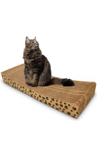 Cat Scratcher Lounge (Xx-Large) - Cat Lounger - Cardboard Cat Scratcher - Cat Scratchers For Indoor Cats - Cat Scratch Pad - Large Cat Scratcher Bed - Cat Lounger Scratcher - Rascador Para Gatos