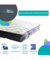 Max & Marlow Quilt Top Plush Mat Dog & Cat Bed, Non Slip Bottom, Machine Washable, Gray, Medium (32042)