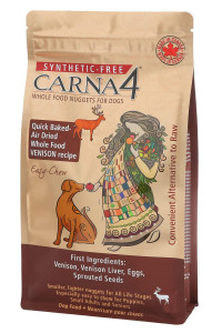 Carna4 - Whole Food Nuggets for Dogs - Venison Recipe - 10 lbs (10 lb), 10 Pound (Pack of 1)
