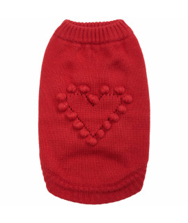 Blueberry Pet Heart Dog Sweater Valentine