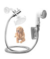 Dog Shower Attachment, Pet Shower Sprayer For Pet Bathing And Dog Washing, Including Brass Shower Head Diverter Valve Handheld Shower Head Shower Hose Holder, Sprayer Kit For Hair Washing