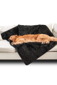 Paw Brands Waterproof Dog Blanket - Premium Cool Comfort Throw Blanket - 60In X 50In Machine Washable Pet Blankets For Large Dogs And Pets, Faux Fur And Ultra-Soft, Luxury Dog Couch Cover Protector