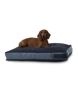 Bark And Slumber Bella Blue Small Plush Lounger Dog Bed