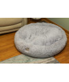 Armarkat Extra Large, Fluffy Gray Round Cat Bed - C71NHS