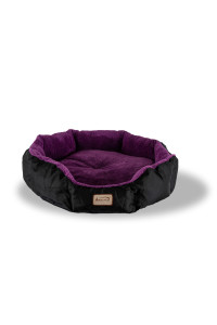 Armarkat Large, Soft Cat Bed - C101NH/ZH, Mulberry/Black (C101HNH/ZH)