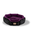 Armarkat Large, Soft Cat Bed - C101NH/ZH, Mulberry/Black (C101HNH/ZH)