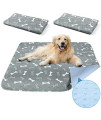 Baodan Washable Dog Pee Pads, 2 Pack Reusable Puppy Pads, Non-Slip Super Absorbent Dog Mat Incontinence Pads For Dog Playpen, Dog Crate - 31A X 36A