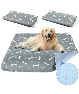 Baodan Washable Dog Pee Pads, 2 Pack Reusable Puppy Pads, Non-Slip Super Absorbent Dog Mat Incontinence Pads For Dog Playpen, Dog Crate - 31A X 36A