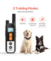 PECOLE Dog Training Collar for 2 Dogs, Shock Collar with Remote for Small Medium Large Dogs, Waterproof Rechargeable Electronic Dog Collars with Beep, Vibration and Shock Modes