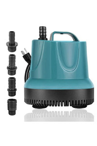 Foxtell Submersible Water Pump 850GPH 60W Ultra Queit Sump Pond Pump with 9.2ft Hight Lift for Aquariums, Swimming Pool, Fountains, Hydroponics, Fish Tank