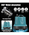 Foxtell Submersible Water Pump 850GPH 60W Ultra Queit Sump Pond Pump with 9.2ft Hight Lift for Aquariums, Swimming Pool, Fountains, Hydroponics, Fish Tank