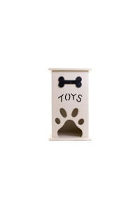 Large Wooden Pet Toy Box with Opening for Your pet to Easily Access The Toy of There Choice, Suitable for Storing cat & Dog Toys (Beige), 11''Lx13''Wx22''H