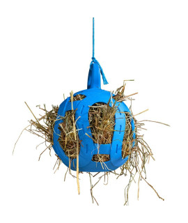 Horsemen's Pride Jolly Hay Ball Stall Toy for Horses, Blue