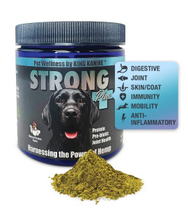 King Kanine | Strong Plus+ | Dog Vitamin | Hemp | Probiotic | Joint Supplement for Dogs