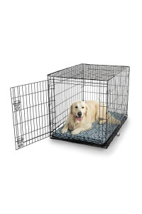 Snoozer Pet Products - Forgiveness Dog Crate Pad, Wag Collection, Ramey Oxford - Medium