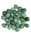 Ainuosen 1Lb Natural Polished Tumbled Green Aventurine Healing Crystals Stones 08-1 Inch,Decorative Plant Rocks,Pebbles, Marbles For Vases Pots Indoor,Feng Shui,Home Decor,Reiki,Chakra