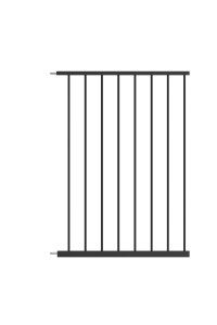 Waowao Triple Lock Baby Gate Extra Wide Pressure Mounted Walk Through Swing Auto Close Safety Black Metal Dog Pet Puppy Cat For Stairs,Doorways,Kitchen 2559-8149 Inch(Black,188948Cm)