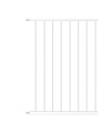 Waowao Triple Lock Baby Gate Extra Wide Pressure Mounted Walk Through Swing Auto Close Safety Black Metal Dog Pet Puppy Cat For Stairs,Doorways,Kitchen 2559-8149 Inch(White,188948Cm)
