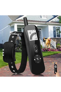 PETFAT Shock Collars for Large Medium Small Dogs, Dog Shock Collar with Remote, Dog Training Collar with Remote Waterproof Rechargeable with Security Lock, Adjustable e Collar for Dogs Training