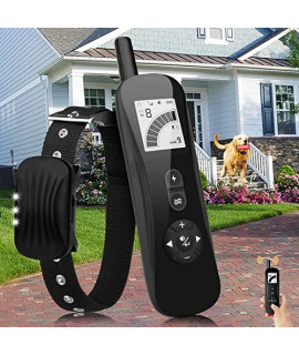 PETFAT Shock Collars for Large Medium Small Dogs, Dog Shock Collar with Remote, Dog Training Collar with Remote Waterproof Rechargeable with Security Lock, Adjustable e Collar for Dogs Training