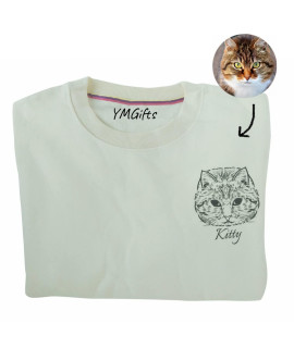 Custom Pet Sweatshirt Dog Mom Gift Cat Mom Gift Personalized Pet Memorial Pet Lover Gifts Black