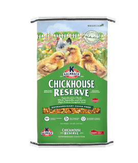 Kalmbach Feeds Chickhouse Reserve 18% Whole Grain Complete Feed for Chicks, 30 lb