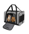 Petskd Pet Soft Sided Carrier,Pet Travel Carrier For Medium Large Dog,Dog Cat Carrier For 20Lbs,Cat Carrier For 2 Cats Large,Cat Soft Sided Carrier With Locking Safety Zipper,5-Sided Breathable Mesh