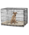 Petco Brand - EveryYay Going Places 2-Door Folding Dog Crate, 30.9" L X 19.5" W X 21.5" H, Medium
